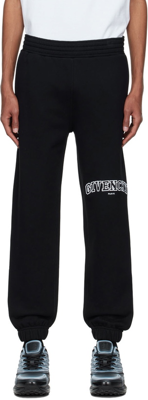 Photo: Givenchy Black Cotton Lounge Pants