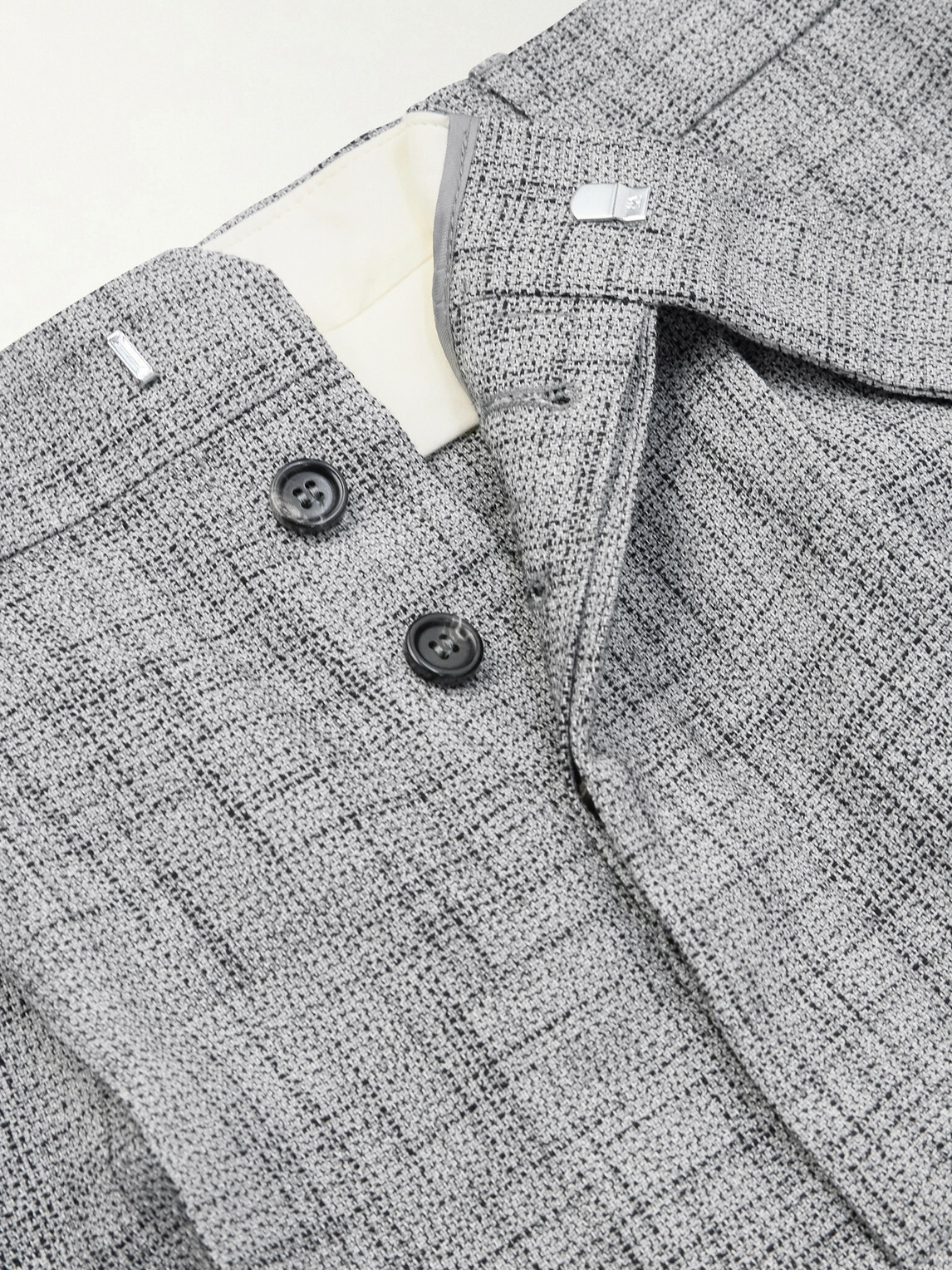 BODE - Static Weave McNab Straight-Leg Woven Trousers - Gray