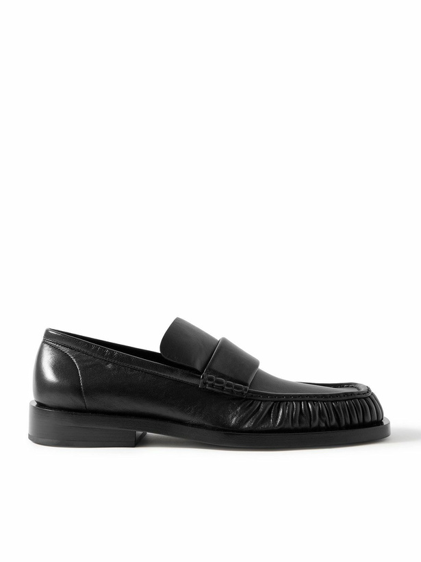 Photo: Jil Sander - Leather Penny Loafers - Black