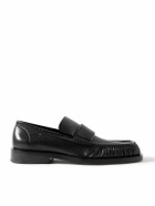 Jil Sander - Leather Penny Loafers - Black