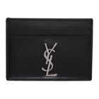 Saint Laurent Black Monogramme Card Holder