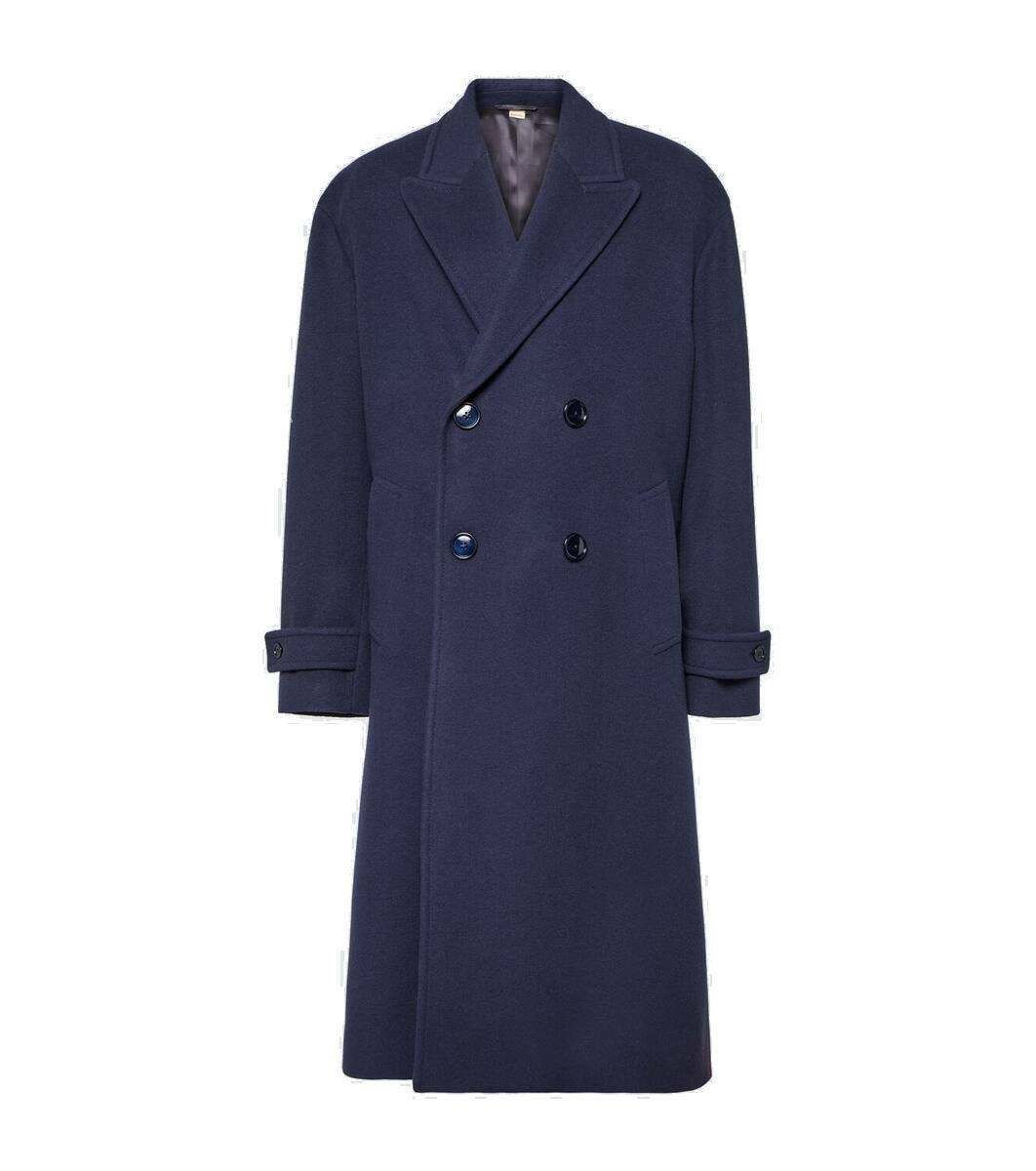 Photo: Gucci Double-breasted wool overcoat