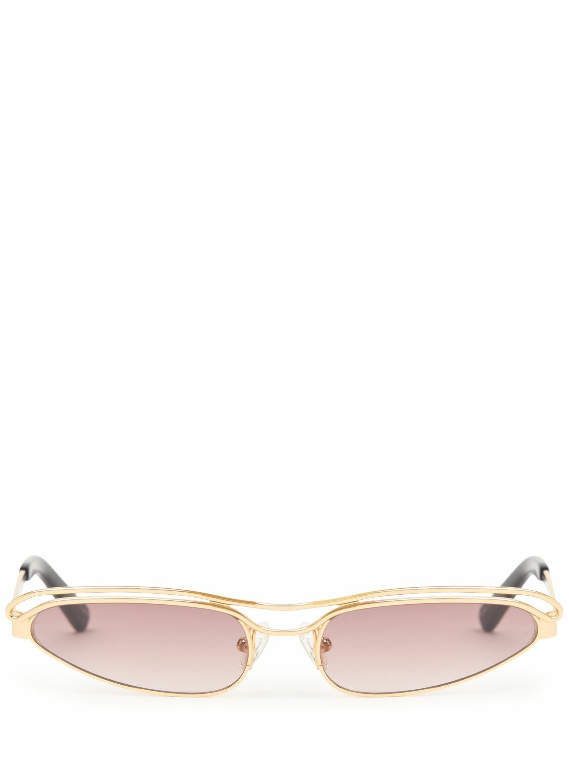 サングラス THE ATTICO Woman Sunglasses Brown ATTICO3C25SUN 25 The Attico - The Attico Irene Angular Sunglasses in