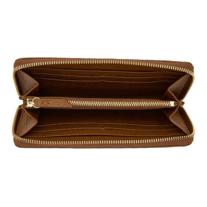 Maison Margiela Brown Calf Leather Bos Taurus Wallet main image 1