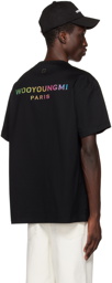 Wooyoungmi Black Iridescent T-Shirt