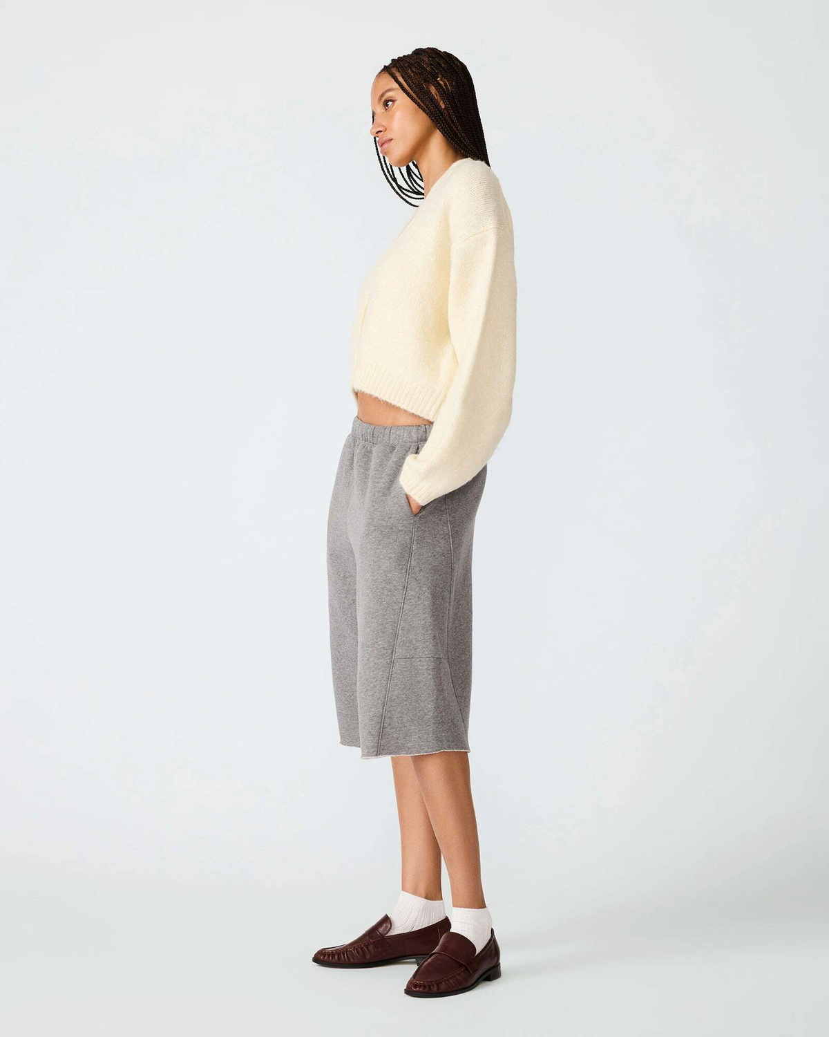 Steve Madden Mica Sweater in Cream