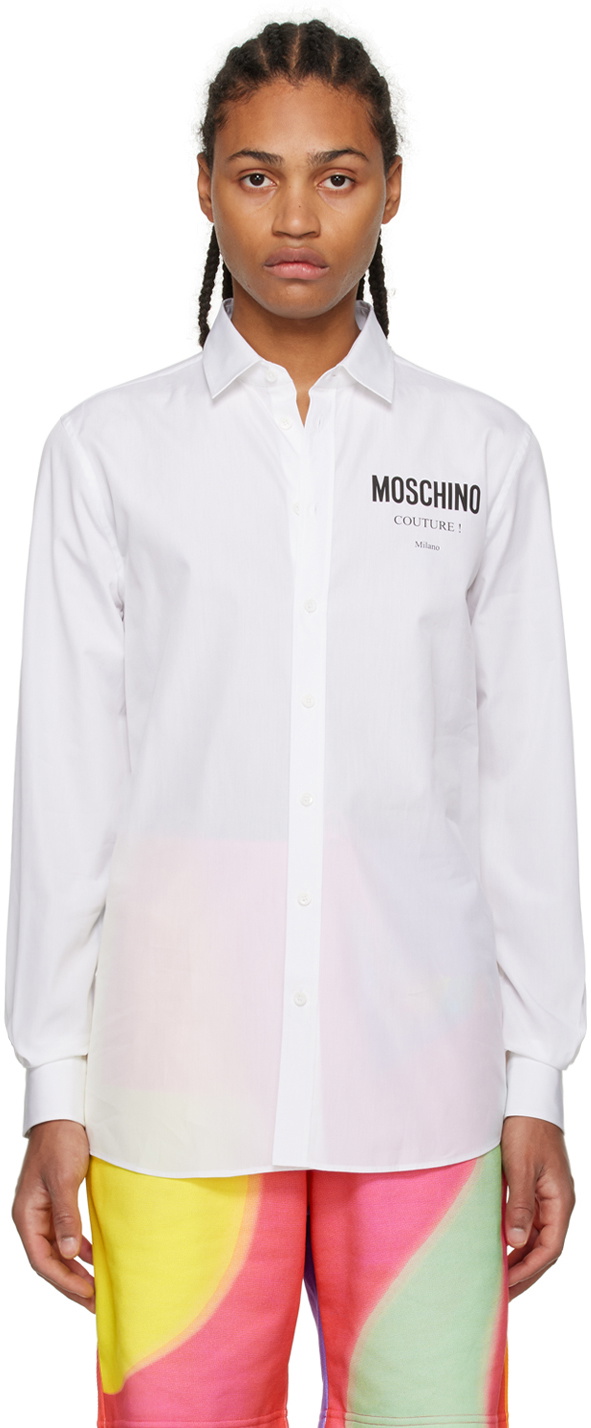 Moschino White 'Couture' Shirt