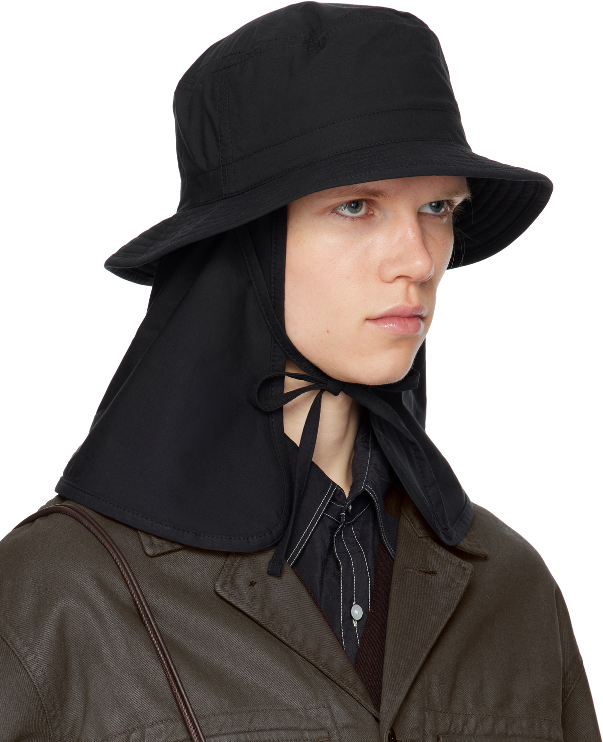 LEMAIRE Black Desert Bucket Hat Lemaire