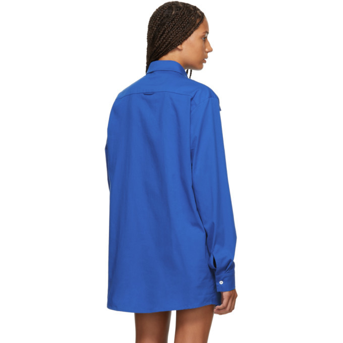 Anton Belinskiy Blue Cotton Shirt
