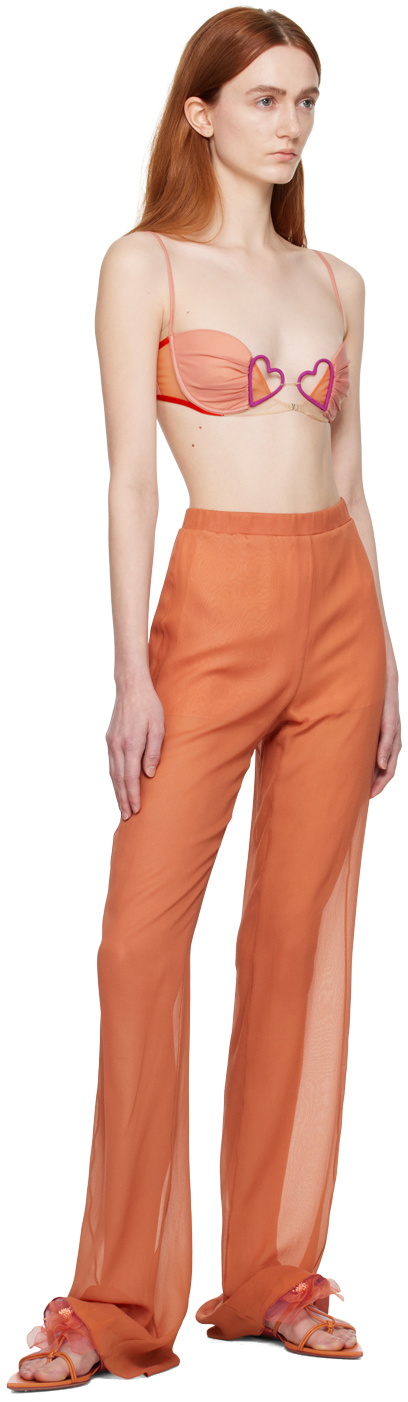 ROTATE crystal-embellished Sheer Trousers - Farfetch