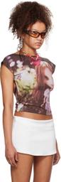 I'm Sorry by Petra Collins SSENSE Exclusive Brown Mimi Wade Edition Blythe T-Shirt