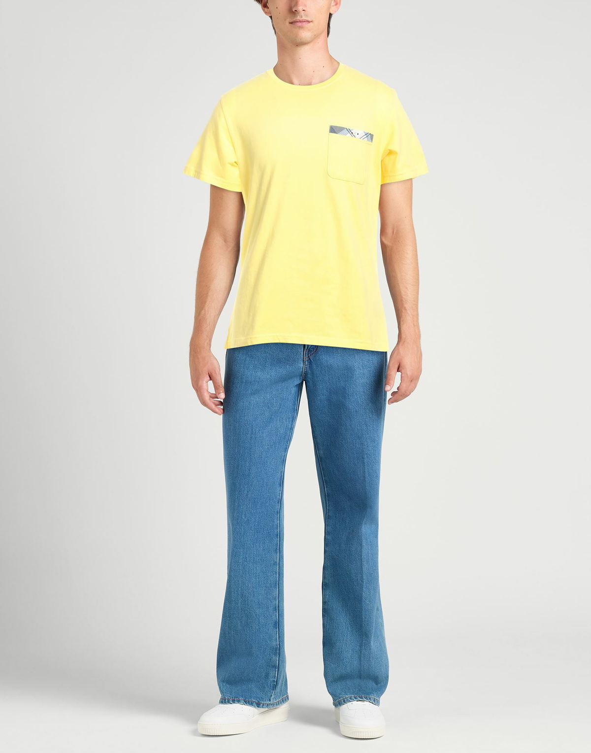 Barbour Mens T-shirt in Yellow