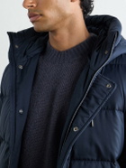 Herno - Arendelle Quilted Shell Hooded Down Jacket - Blue