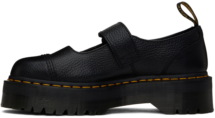 Dr. Martens Black Leather Oxfords with Buckle Detail 1461 Buckle Pull Up Leather Oxford Shoes in Black | Dr. Martens main image 2