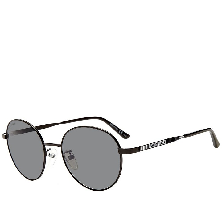 Photo: Balenciaga Round Sunglasses Black & Grey