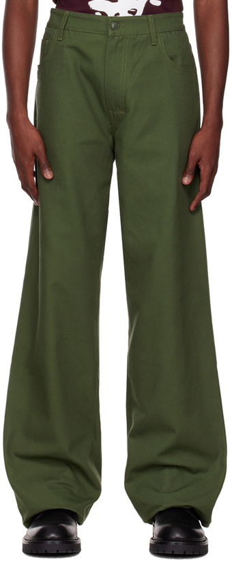 Photo: Raf Simons Khaki Workwear Jeans