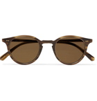 Mr Leight - Marmont S Round-Frame Tortoiseshell Acetate and Gold-Tone Titanium Sunglasses - Tortoiseshell