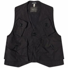 Monitaly Men's Type C Military Vest in Vancloth Oxford Black