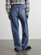 JW Anderson - Twisted Logo-Debossed Straight-Leg Jeans - Blue