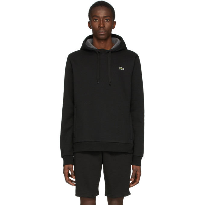 Photo: Lacoste Black Classic Logo Hoodie