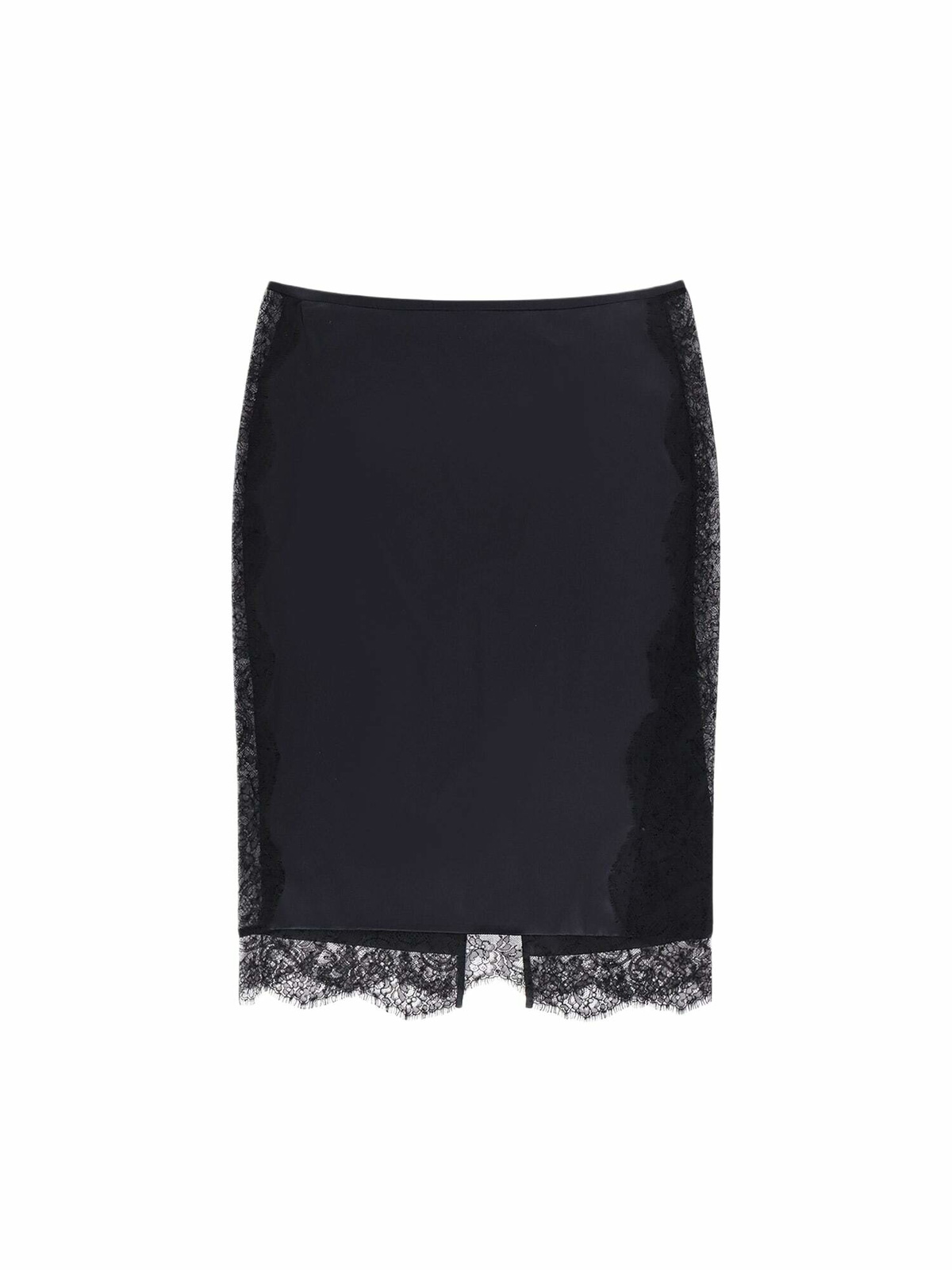 スカート TOM FORD Silk skirt with lace inserts Tom Ford Silk skirt with lace inserts - Black