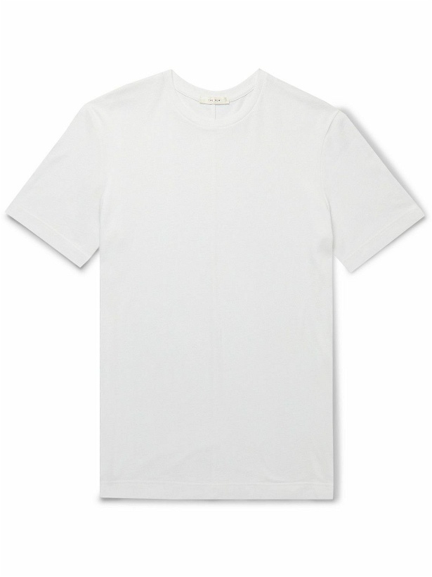 Photo: The Row - Luke Cotton T-Shirt - White
