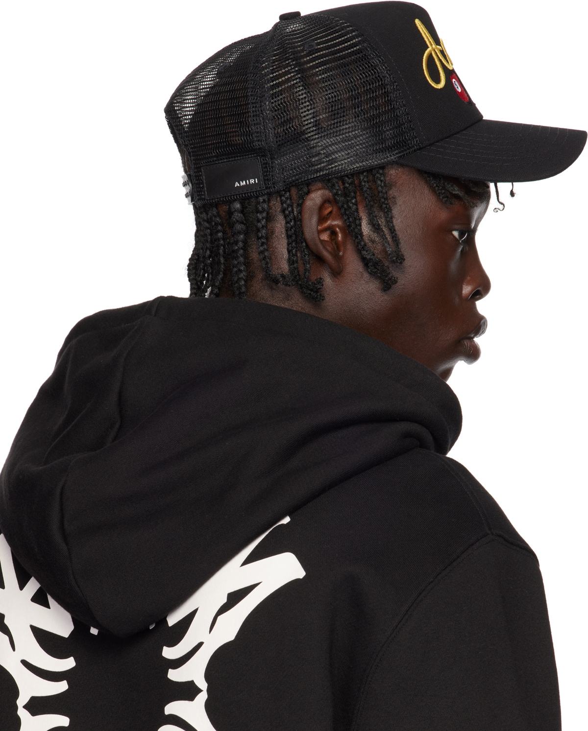AMIRI Black Billiards Trucker Cap Amiri