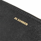 Jil Sander Envelope Necklace Bag in Black