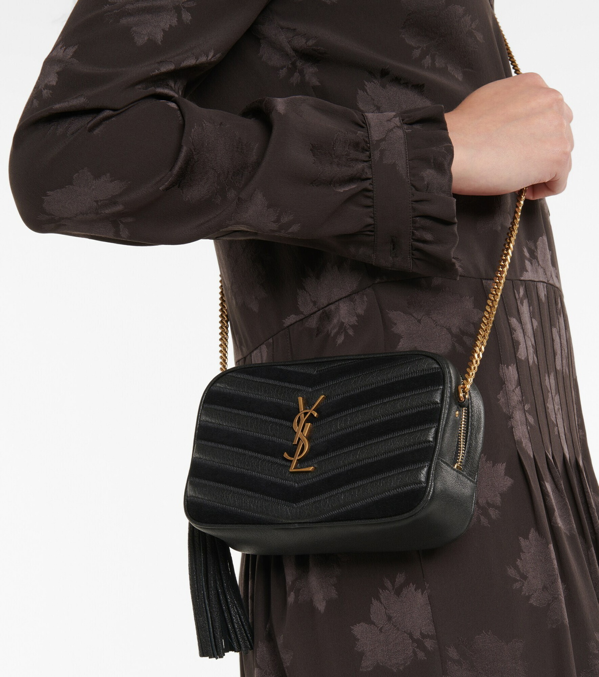 Saint Laurent Lou Camera leather crossbody bag Saint Laurent