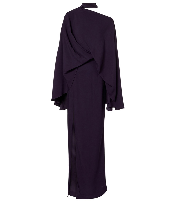 Photo: Taller Marmo Brooks scarf-detail crêpe cady gown