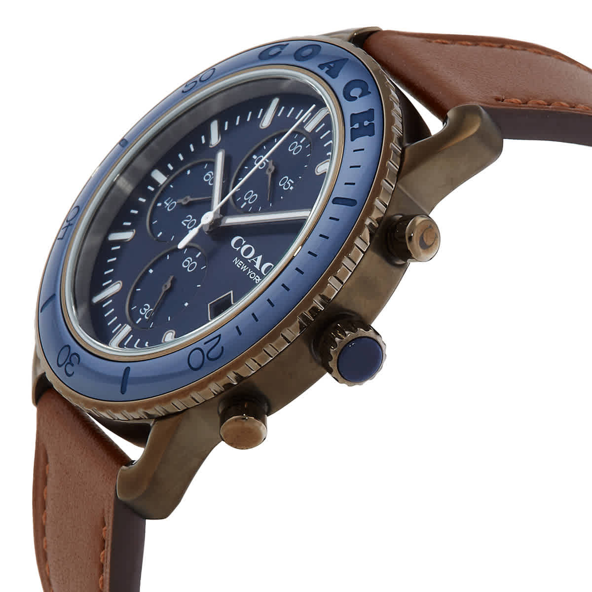 Coach Cruiser Chronograph Quartz Blue Dial Mens Watch 14602610