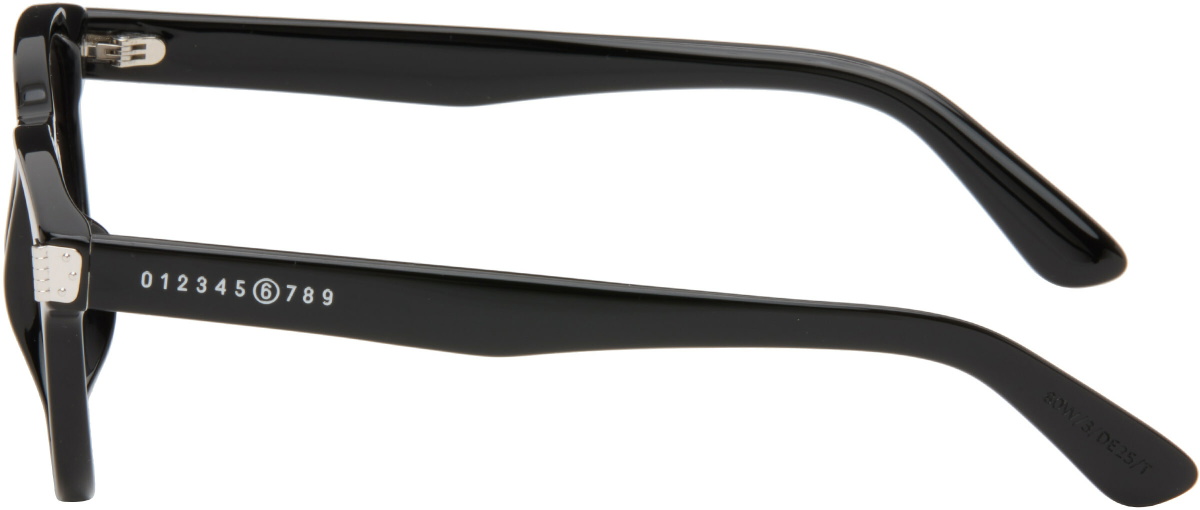 MM6 Maison Margiela Black 17 Sunglasses