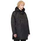 1017 ALYX 9SM Black Pullover Oversized Coat