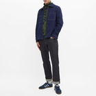 Paul Smith Men's Macro Flower Quarterzip Fleece in Green