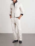 TOM FORD - Straight-Leg Cotton-Satin Trousers - Neutrals
