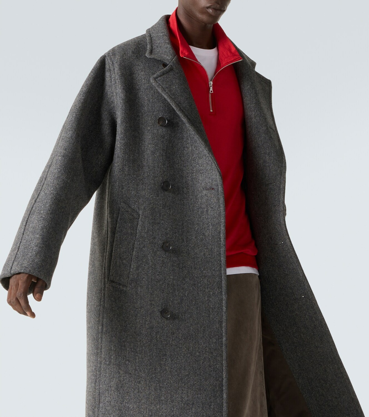 Auralee Double-breasted wool coat Auralee