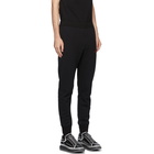 Alexander McQueen Black Vintage Loopback Lounge Pants