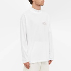Martine Rose Men's Long Sleeve Mock Neck T-Shirt in White