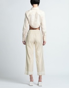 Alessia Santi Womens Pants Cream