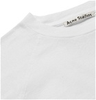 Acne Studios - Edward Logo-Appliquéd Cotton-Jersey T-Shirt - White