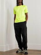 Stone Island Shadow Project - Garment-Dyed Printed Cotton-Jersey T-Shirt - Green