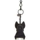 Bottega Veneta Black Dog Keychain