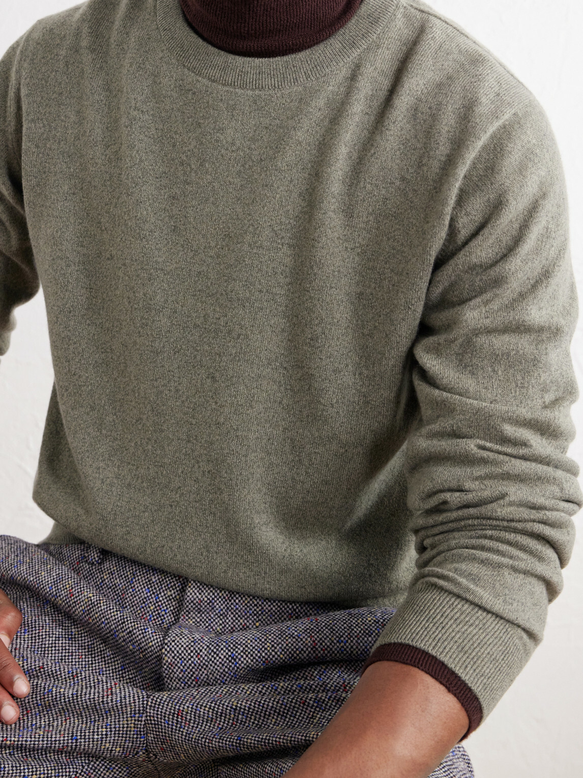 Begg & Co - Heriot Cashmere Sweater - Green