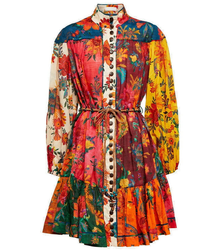 Photo: Zimmermann Printed cotton minidress