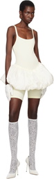 VAQUERA SSENSE Exclusive Bridal Capsule Pouf Bodysuit