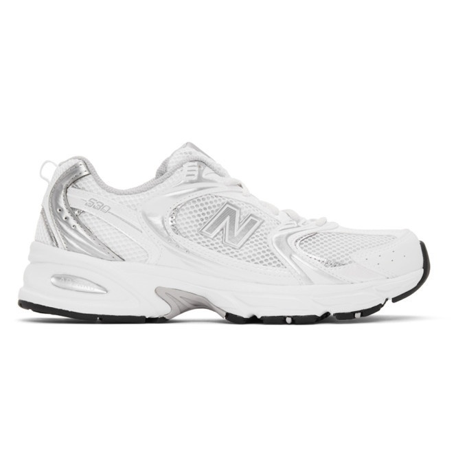 Photo: New Balance White 530 Sneakers