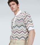 Missoni Zig Zag cotton-blend polo sweater