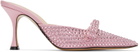 MACH & MACH Pink Marie Mules