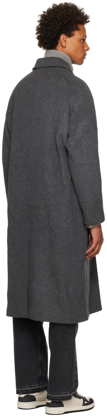 Axel Arigato Gray Robe Wrap Coat