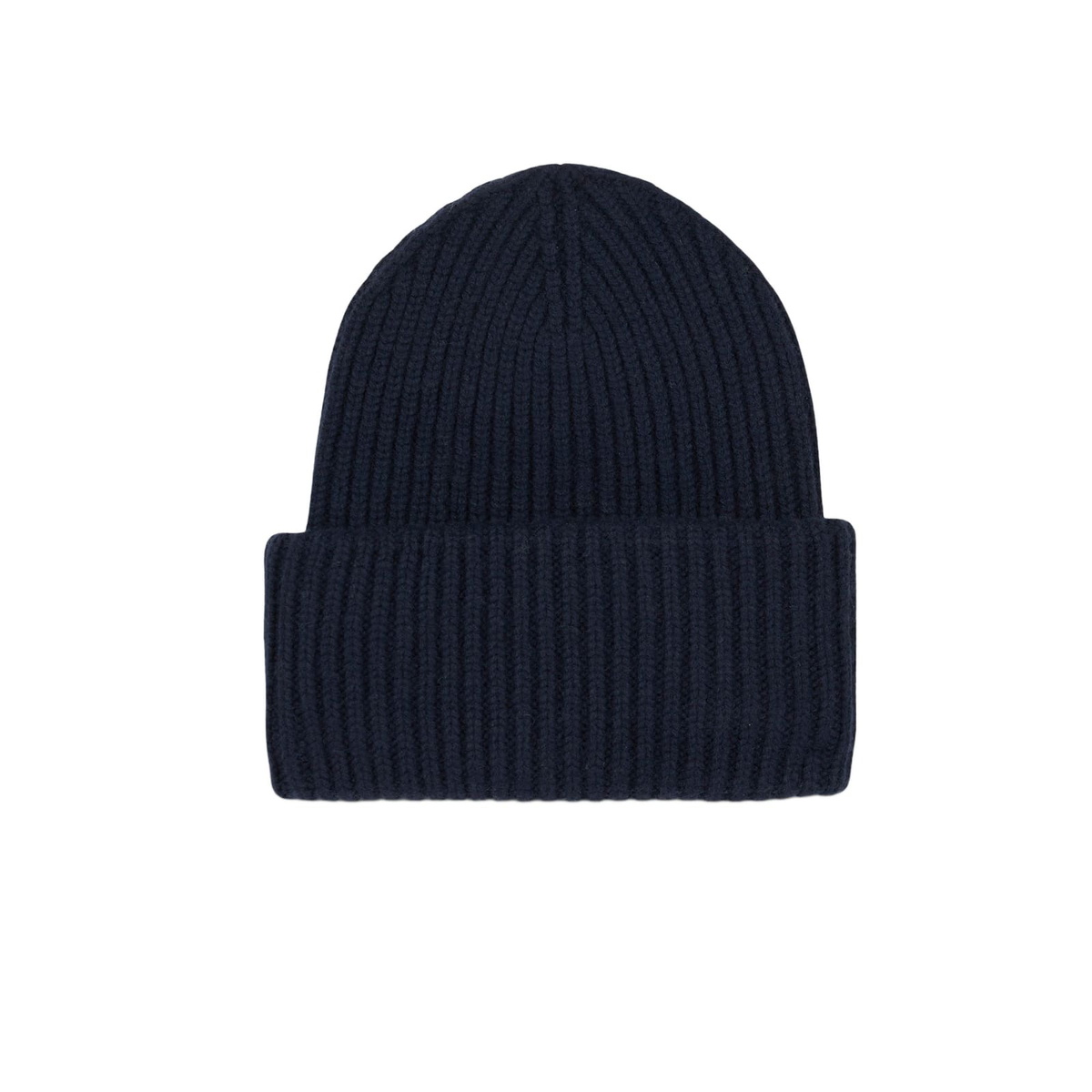 MC2 Saint Barth Boy Blue Ribbed Beanie With Saint Barth Label